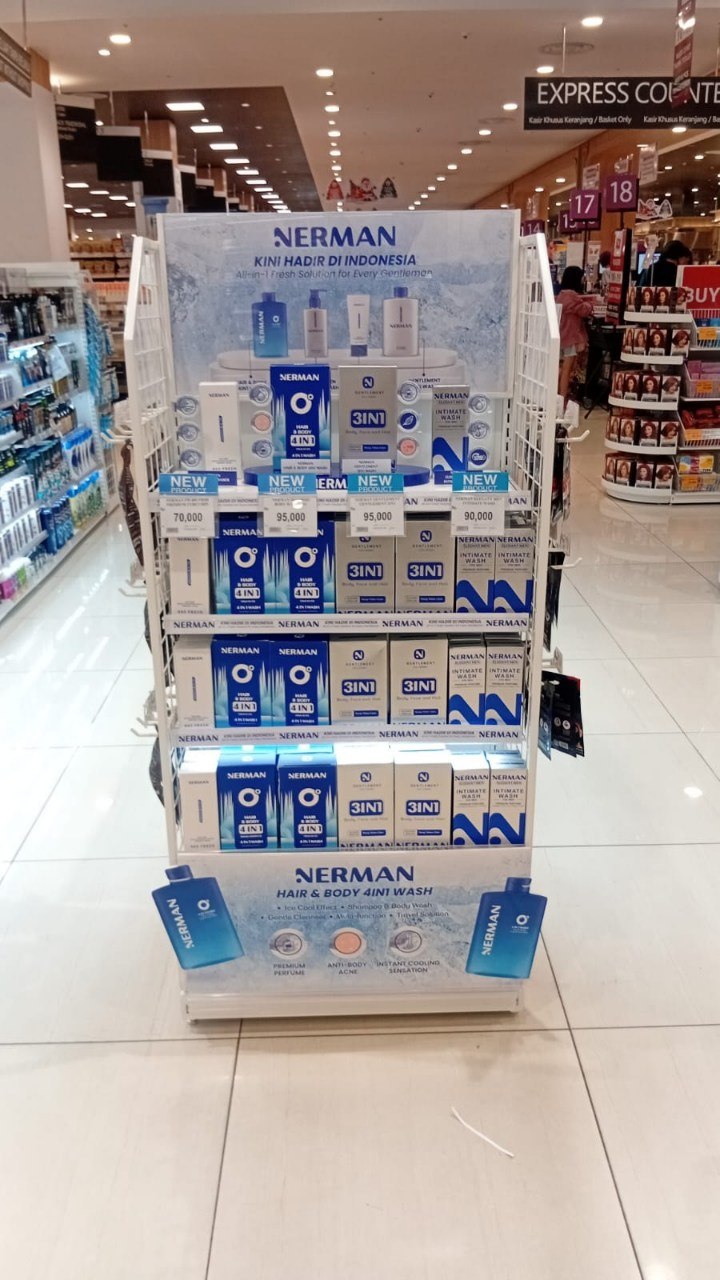 Nerman retail display, Indonesia